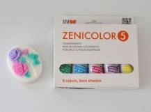 Pigmentové barvy do mýdel ZENICOLOR sada 5 ks