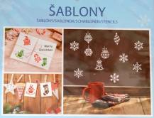 Plastová otočná šablona prům. 25 cm - BAŇKY