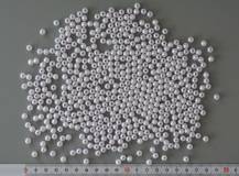 Plastové korálky PERLIČKY BÍLÉ Ø 6 mm