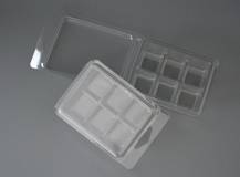 Plastový blistr/krabička s víčkem PET na vonné vosky