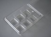 Plastový blistr/krabička s víčkem PET na vonné vosky