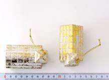 Plastový kostelík 7,5 cm - ZLATÝ