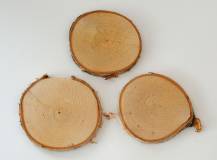 Přírodní břízový plátek prům. 9 - 10 cm