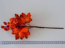 Přízdoba - podzimní větvička s dýní