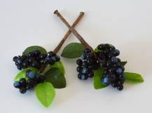 Přízdoba - větvička s černými plody