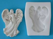 Silikonová forma - Andělská panna 2 - reliéf 50 x 67 x 9 mm