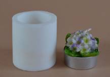Silikonová forma čajovka - Květinky