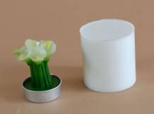Silikonová forma čajovka - Květiny Kala