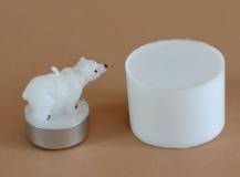 Silikonová forma čajovka - Lední medvídek