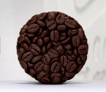 Silikonová forma - Kávová zrnka prům. 67 x 30 mm