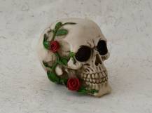 Silikonová forma - Lebka s růžemi 110 x 135 x 115 mm