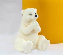 Silikonová forma - Lední medvídek 55 x 55 x 72 mm