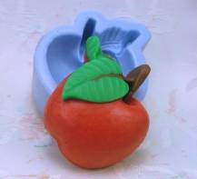 Silikonová forma - mýdlo jablko prům. 85  mm