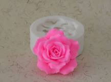 Silikonová forma - Rozkvetlá růže prům. 77 mm x 30 mm