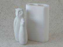Silikonová forma - Soví pár 108 x 45 x 170 mm