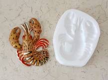 Silikonová forma - Štír reliéf 90 x 65 mm