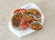 Silikonová forma - Štír reliéf 90 x 65 mm