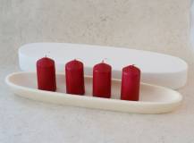 Silikonová forma - svícen/mísa Gondola velká