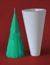Silikonová forma - Vánoční stromek II prům. 85 x 75 x výška 170  mm