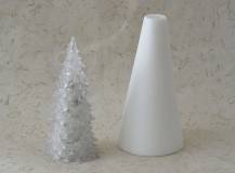 Silikonová forma - Vánoční stromek prům. 80 x výška 165  mm