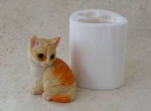 Silikonová forma - Velká kočka sedící 112 x 95 x 135 mm
