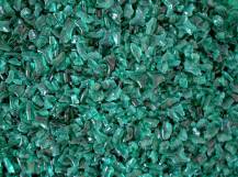 Skleněná drť čirá - TMAVÁ EMERALD č. 26