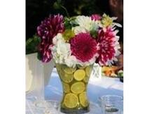 Skleněná váza na květiny i dekorace - Tulipán