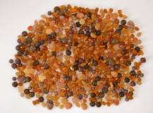 Skleněné korálky MIX 250 g - HNĚDÝ