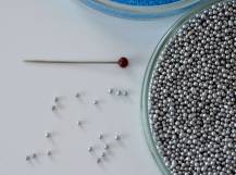 Skleněné MIKRO kuličky 1,0 - 1,3 mm