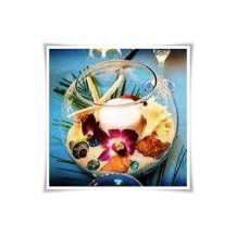 Sklenička na svíčky a dekorace - Baňka