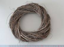 Spletený věnec z proutí prům. 25 cm