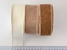 Stuha imitace juty 3,8 cm x 9 metrů