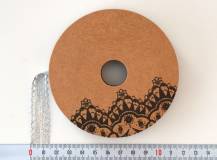 Stuha lurexová 1,5 cm x 9 metrů - STŘÍBRNÁ