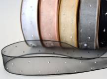 Stuha s KAMÍNKY š. 2,5 cm, délka 9 m