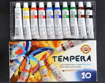 Temperové barvy Koh-i-noor 10 x 16 ml