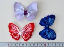 Textilní dekorace 3D - Motýl 3 ks