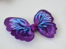 Textilní dekorace 3D - Motýl 3 ks