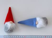 Textilní dekorace - Vánoční skřítek 14 cm