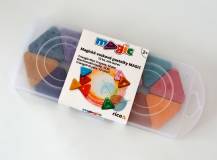 Trojboké voskovky Magic mix sada 12 ks