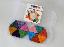 Trojboké voskovky Magic mix sada 12 ks