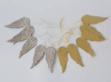 Třpytivá dekorace - Andělská křídla