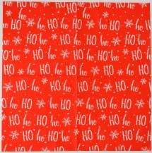 Ubrousek 25 x 25 cm - ... HO ho HO ...