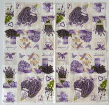 Ubrousek - Květiny - Dekorace Lavender