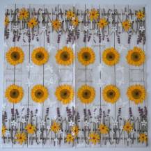 Ubrousek - Květiny - Slunečnice a levandule