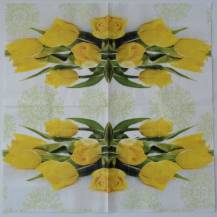 Ubrousek - Květiny - Žluté tulipány