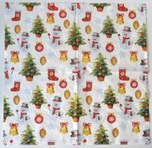 Ubrousek na decoupage - Zima a Vánoce - Vánoční ozdoby