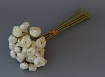 Umělá kytice - Poupata bílá