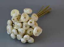 Umělá kytice - Poupata bílá
