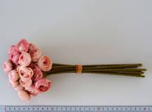 Umělá kytice - Poupata růžová