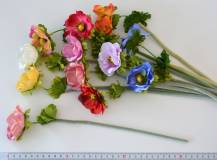 Umělé květiny - Anemonka na stonku